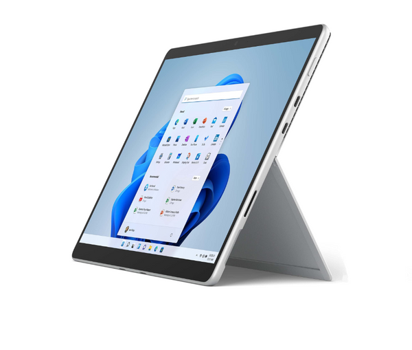 MICROSOFT SURFACE PRO 8  NO KB, i5 1145G7, 256GB NVMe, 16GB, W11 Pro, 1YR WTY #A SLVR