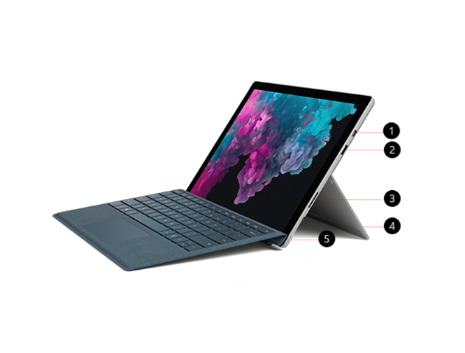 Microsoft SURFACE PRO 6 ,i5 8350U,NVMe 128GB,8GB,W11 Pro, 1YR WTY