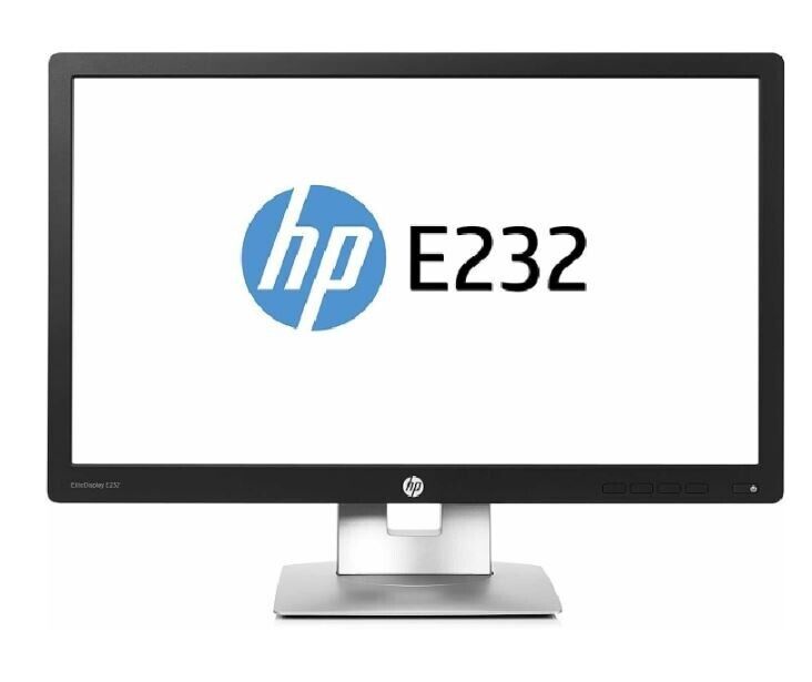 HP ELITE DISPLAY E232 Monitor( Power and display cable included)