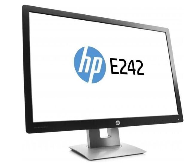 HP ELITE DISPLAY E242 Monitor( Power and display cable included)