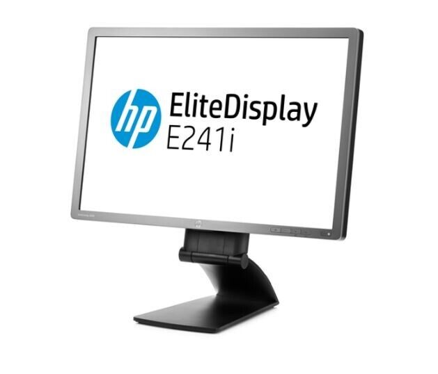 HP ELITE DISPLAY E241I Monitor( Power and display cable included)