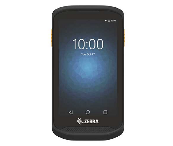ZEBRA PDA TC25DJ Handheld, cradle and adapter